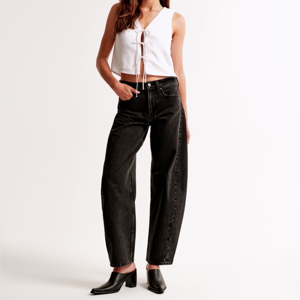 Abercrombie & Fitch The Barrel Jean Mid-Rise
